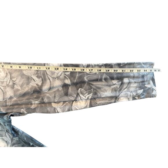 Reel Legends Reel-Tec Shirt Men’s L Gray Long Sleeve Performance Bass Fishing - Picture 6 of 6